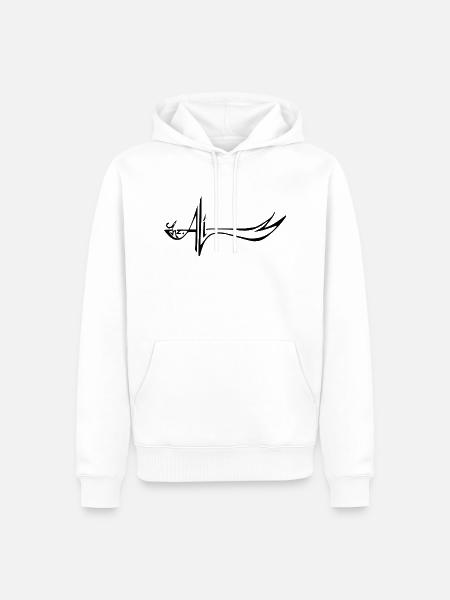 Ali Zülfikar - Men’s Premium Organic Hoodie - white