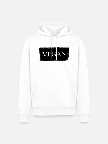 vegan - Vegan - Männer Premium Bio Hoodie - Weiß