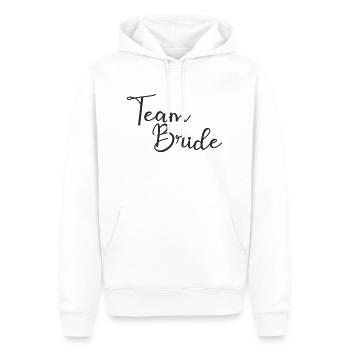 Team Bride - Männer Premium Bio Hoodie - Weiß - Vorne - Nico (187cm)