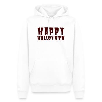 Happy Halloween - Männer Premium Bio Hoodie - Weiß - Vorne - Nico (187cm)