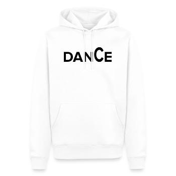 Danse Musique de danse - Sweat à capuche Premium bio Homme - blanc - Devant - Nico (187cm)