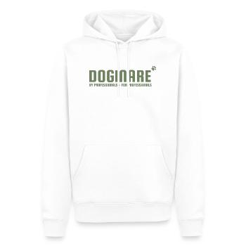Doginare Style - Männer Premium Bio Hoodie - Weiß - Vorne - Nico (187cm)