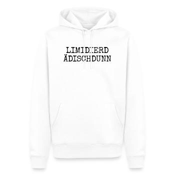 Limidierd Ädischdunn - Pfälzische Edition Pfälzer - Männer Premium Bio Hoodie - Weiß - Vorne - Nico (187cm)