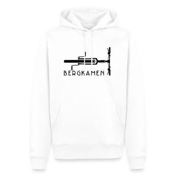 Fahrrad Bergkamen - Männer Premium Bio Hoodie - Weiß - Vorne - Nico (187cm)