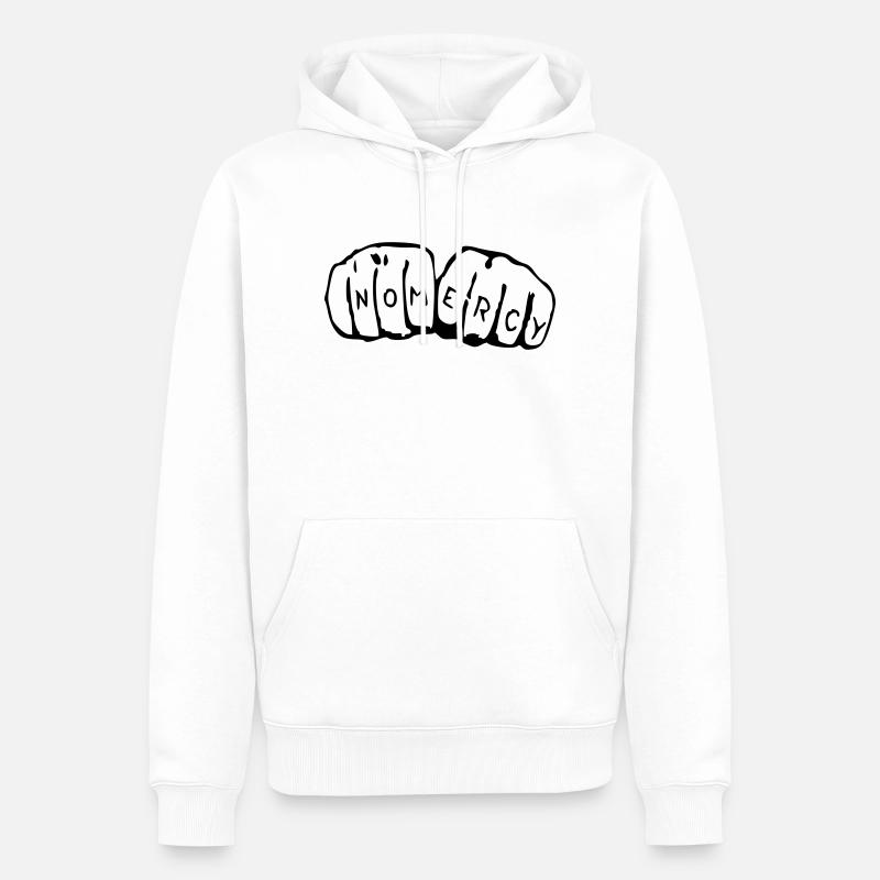 arockstar - Männer Premium Bio Hoodie - Weiß