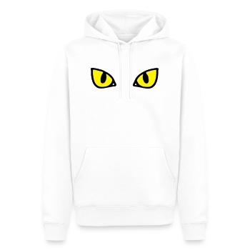 Cat's eyes - Männer Premium Bio Hoodie - Weiß - Vorne - Nico (187cm)