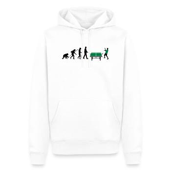 evolution_table_tennis_072012_a_2c - Men’s Premium Organic Hoodie - white - Front - Nico (187cm)