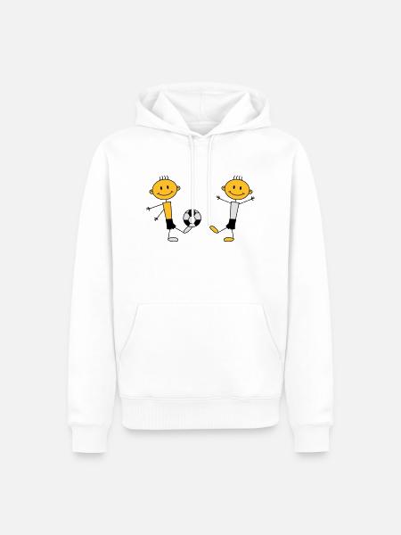 Play Soccer Boys - Men’s Premium Organic Hoodie - white