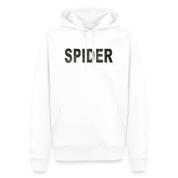 Spinne wort mit Grafik - Männer Premium Bio Hoodie - Weiß - Vorne - Nico (187cm)