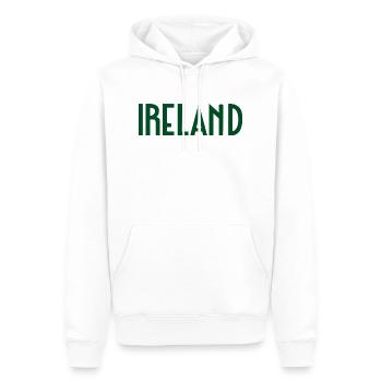 Irland - Männer Premium Bio Hoodie - Weiß - Vorne - Nico (187cm)