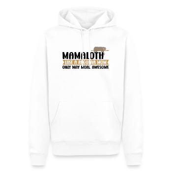 Mutter Faultier Faultier Mutter Oma Geschenk - Männer Premium Bio Hoodie - Weiß - Vorne - Nico (187cm)