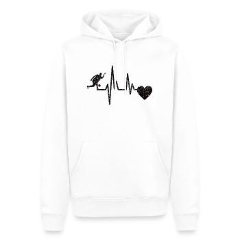 Bowling Skittles Cadeau Bowling Ball Kegel Bowler - Sweat à capuche Premium bio Homme - blanc - Devant - Nico (187cm)