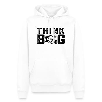 Think Big Angler Angeln - Männer Premium Bio Hoodie - Weiß - Vorne - Nico (187cm)