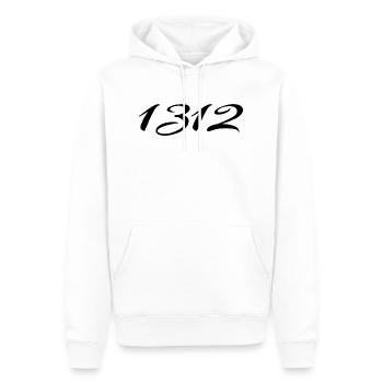 1312 Tshirt - Männer Premium Bio Hoodie - Weiß - Vorne - Nico (187cm)