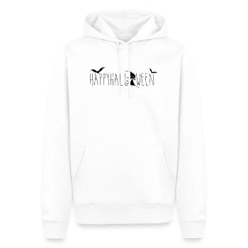 Happy Halloween - Motiv 3 - Männer Premium Bio Hoodie - Weiß - Vorne - Nico (187cm)