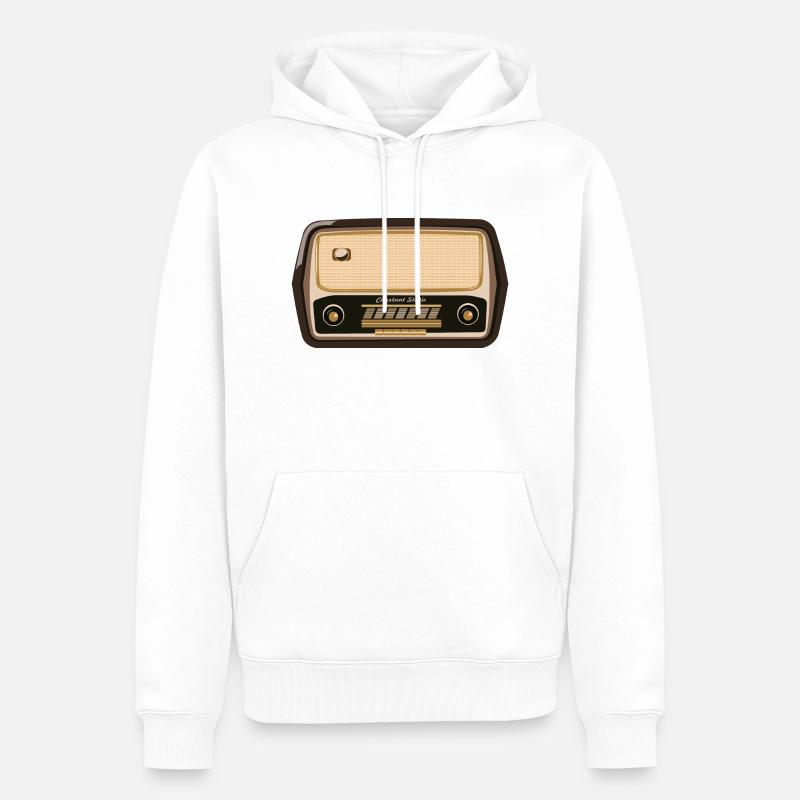 Constant Static - Männer Premium Bio Hoodie - Weiß