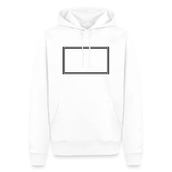 Rahmen für Bild_1_2 - Männer Premium Bio Hoodie - Weiß - Vorne - Nico (187cm)