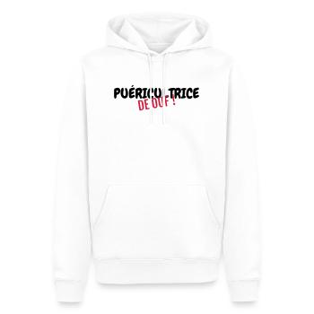 Kinderpflegerin / Kinder / Kind / Baby - Männer Premium Bio Hoodie - Weiß - Vorne - Nico (187cm)