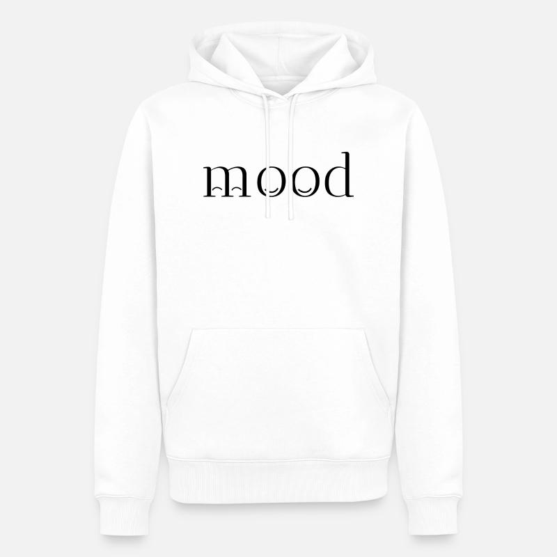 gute moralische Atmosphäre - Männer Premium Bio Hoodie - Weiß