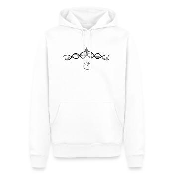 Orchestre de violon Violon Musique Violonistes - Sweat à capuche Premium bio Homme - blanc - Devant - Nico (187cm)