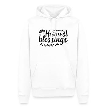 13 harvest blessings - Männer Premium Bio Hoodie - Weiß - Vorne - Nico (187cm)