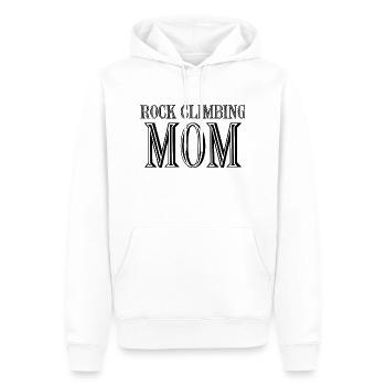 bouldering - Männer Premium Bio Hoodie - Weiß - Vorne - Nico (187cm)