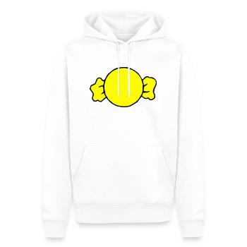 Bonbon - Männer Premium Bio Hoodie - Weiß - Vorne - Nico (187cm)