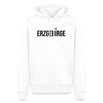 Bergbau Erzgebirge - Männer Premium Bio Hoodie - Weiß - Vorne - Nico (187cm)