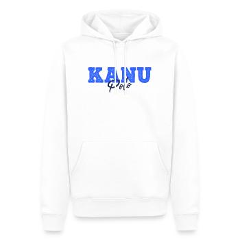Kanupolo Kanu Polo Slogan - Männer Premium Bio Hoodie - Weiß - Vorne - Nico (187cm)