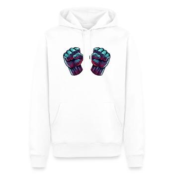 Faust Bande dessinée 2 - Sweat à capuche Premium bio Homme - blanc - Devant - Nico (187cm)