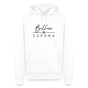 Spain - Bilbao - Spanien - Espana - Männer Premium Bio Hoodie - Weiß - Vorne - Nico (187cm)