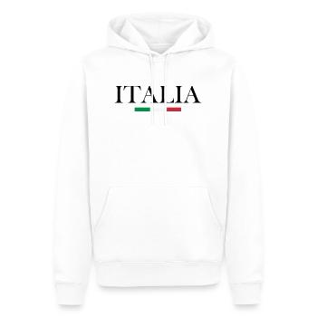 Italia, pays du tourisme - Sweat à capuche Premium bio Homme - blanc - Devant - Nico (187cm)