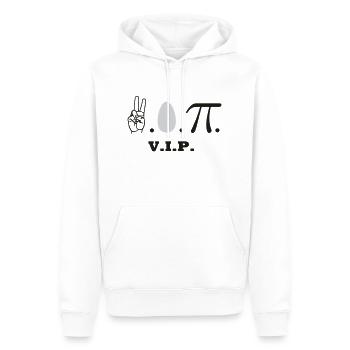 VIP - Sweat à capuche Premium bio Homme - blanc - Devant - Nico (187cm)