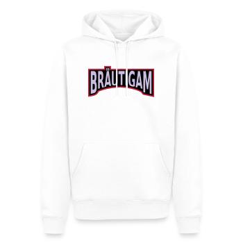Junggesellenabschied Bräutigam - Männer Premium Bio Hoodie - Weiß - Vorne - Nico (187cm)