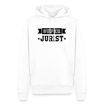 Jurist Juristin Rechts Richter Richterin Polizei - Männer Premium Bio Hoodie - Weiß - Vorne - Nico (187cm)
