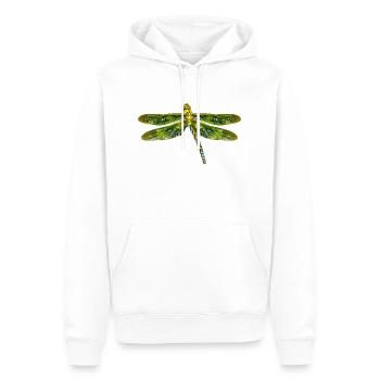 Libelle - Männer Premium Bio Hoodie - Weiß - Vorne - Nico (187cm)