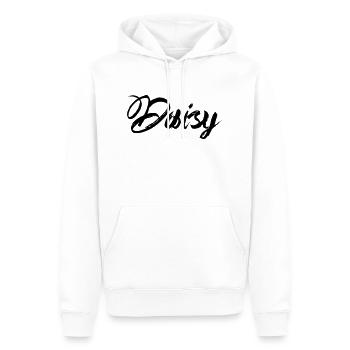Daisy - Sweat à capuche Premium bio Homme - blanc - Devant - Nico (187cm)