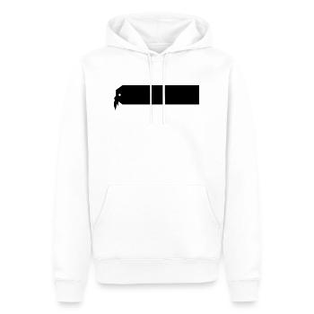 Preisschild Schild Etikett Deko Hintergrund - Männer Premium Bio Hoodie - Weiß - Vorne - Nico (187cm)