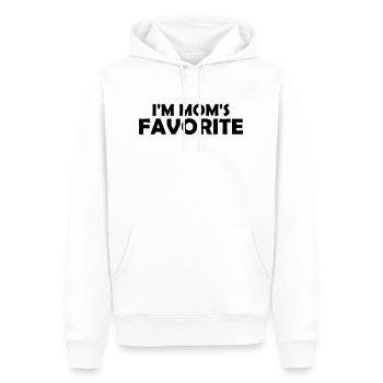 I m mom s - Männer Premium Bio Hoodie - Weiß - Vorne - Nico (187cm)