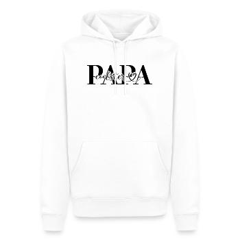 Coolster Papa Vatertag Daddy Cool Motiv - Männer Premium Bio Hoodie - Weiß - Vorne - Nico (187cm)