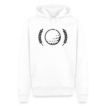 Golf Club - Men’s Premium Organic Hoodie - white - Front - Nico (187cm)
