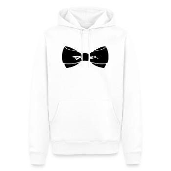 Loop - Men’s Premium Organic Hoodie - white - Front - Nico (187cm)