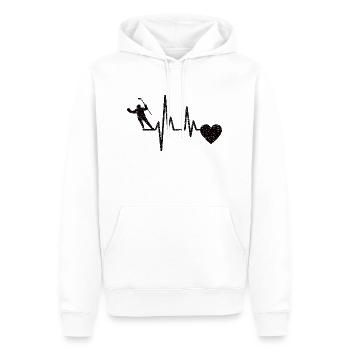 Eishockeyspieler Eishockey Hockeyfan Eishockeyteam - Männer Premium Bio Hoodie - Weiß - Vorne - Nico (187cm)