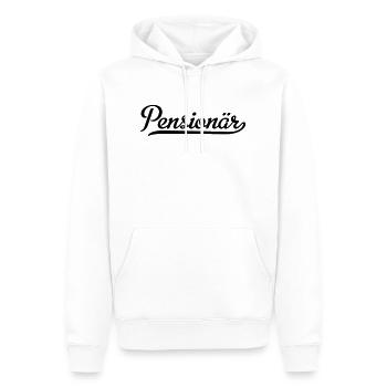 Pensionär - Männer Premium Bio Hoodie - Weiß - Vorne - Nico (187cm)