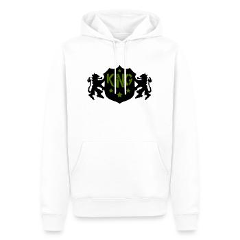 Roi - Sweat à capuche Premium bio Homme - blanc - Devant - Nico (187cm)