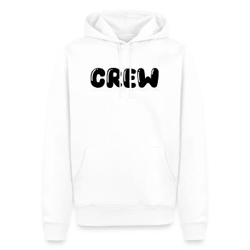 Crew - Men’s Premium Organic Hoodie - white - Front - Nico (187cm)