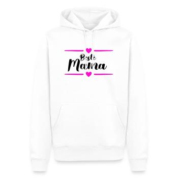 Meilleure maman - Sweat à capuche Premium bio Homme - blanc - Devant - Nico (187cm)