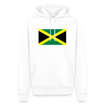 Jamaika - Männer Premium Bio Hoodie - Weiß - Vorne - Nico (187cm)