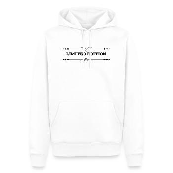 limited_edition - Sweat à capuche Premium bio Homme - blanc - Devant - Nico (187cm)
