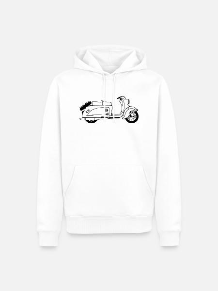 IWL Berliner Roller SR59 - Männer Premium Bio Hoodie - Weiß